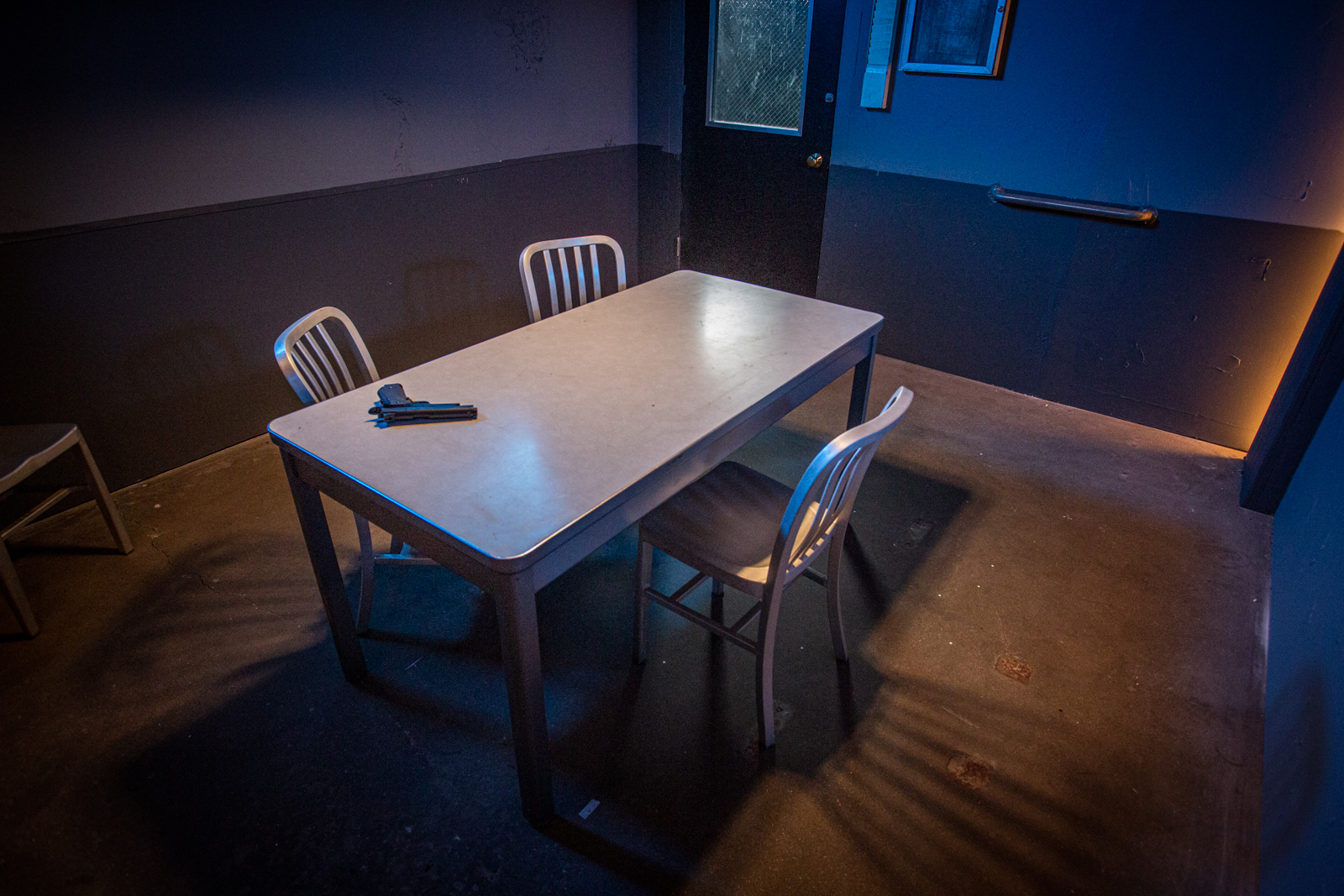 interrogation room for filming