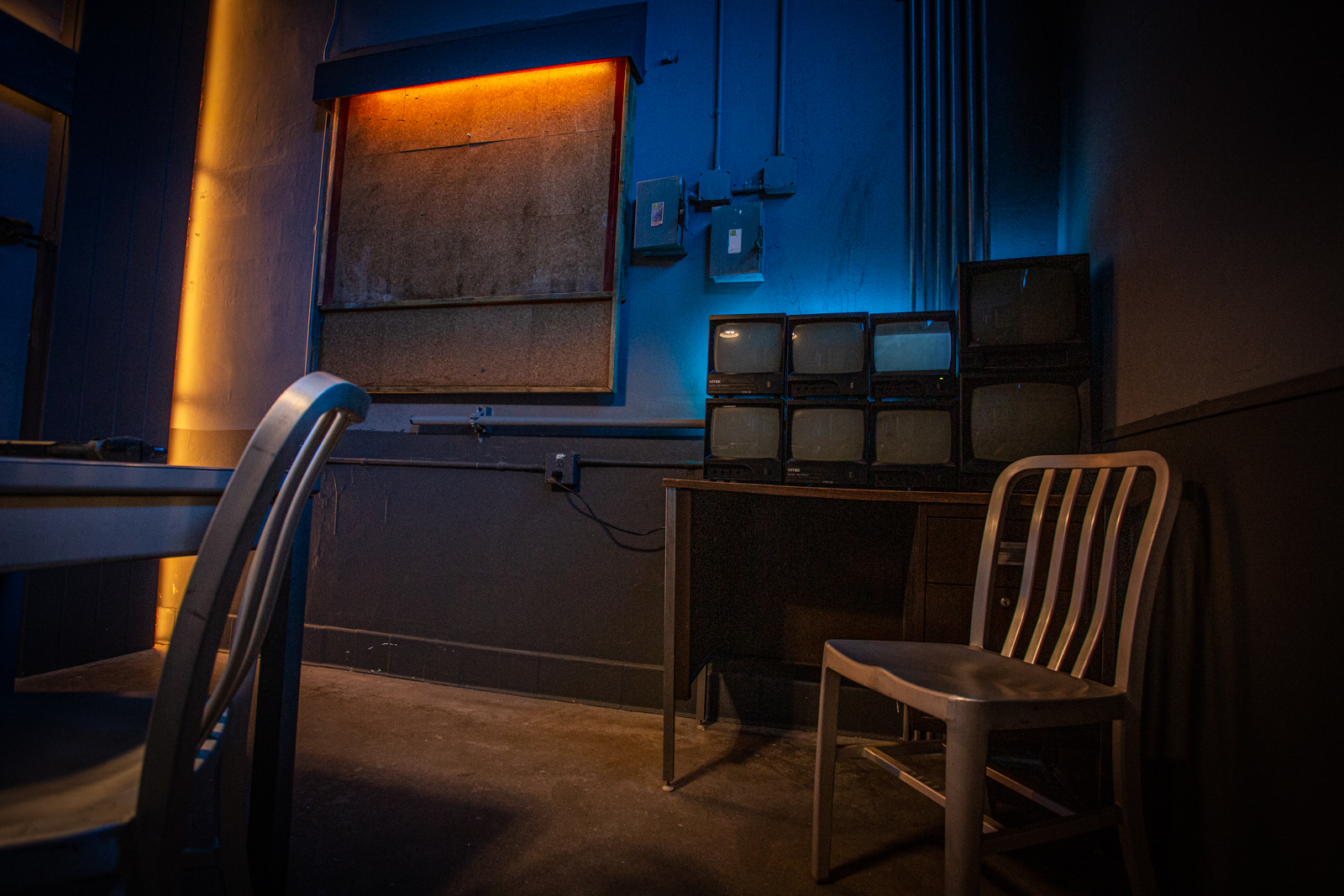 interrogation room for filming