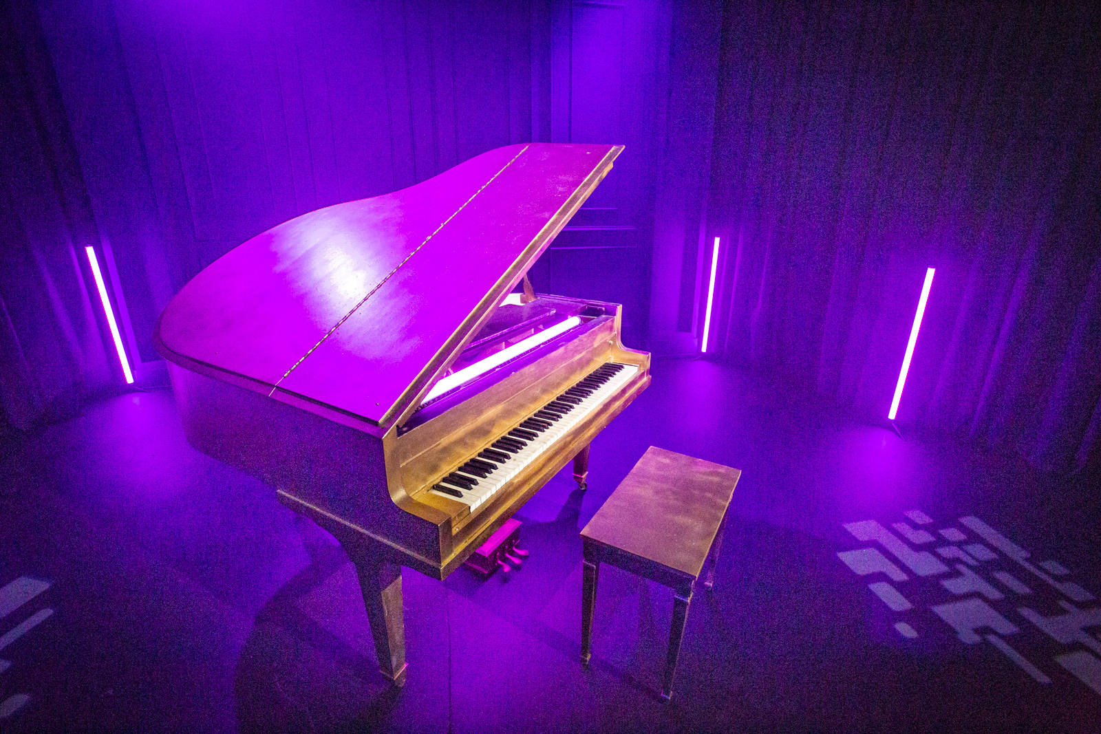 Piano for filming music video