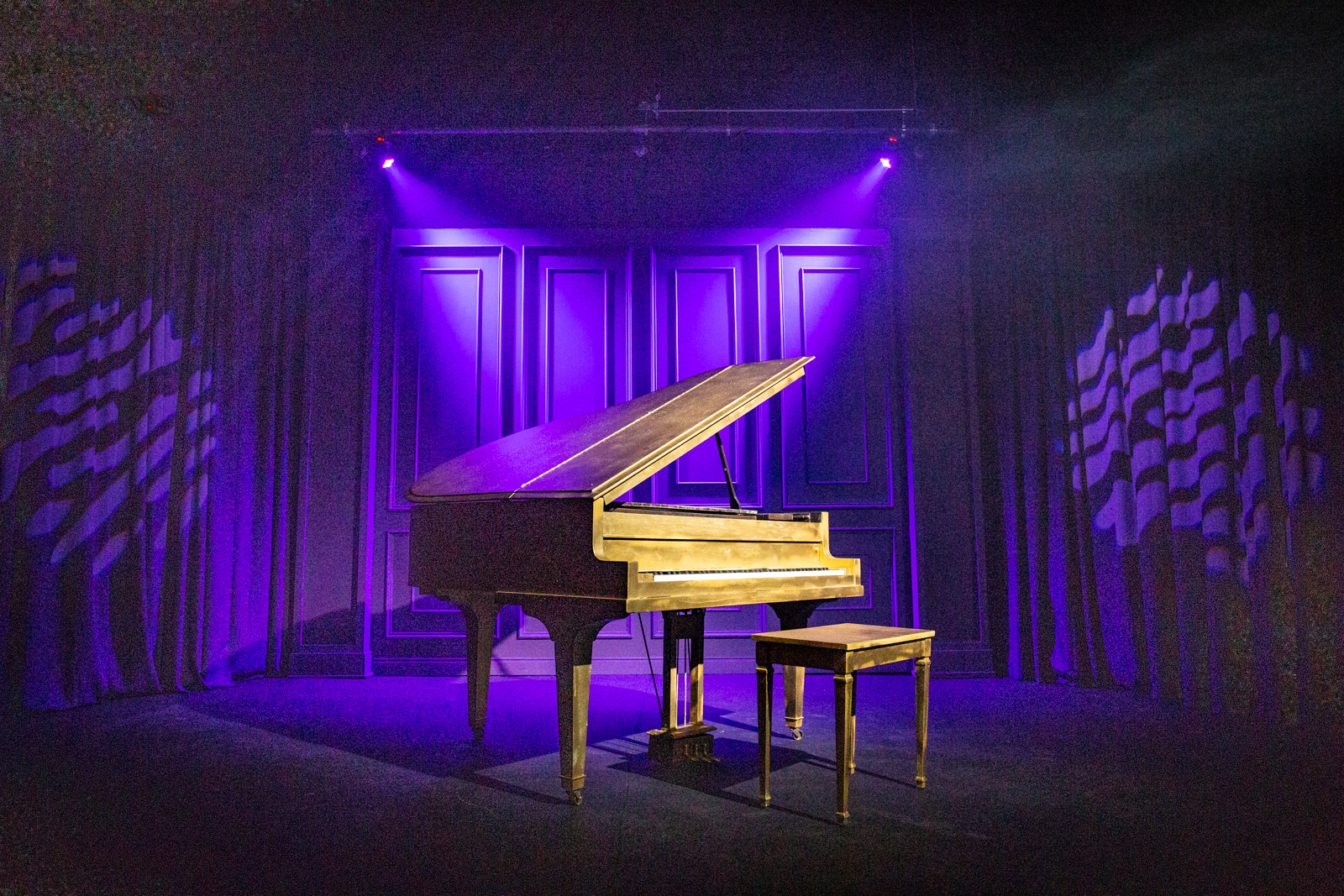 Piano Set for Filming in LA